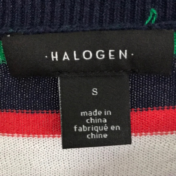 🌨🌥Halogen multicolour striped sweater size S - Picture 2 of 5